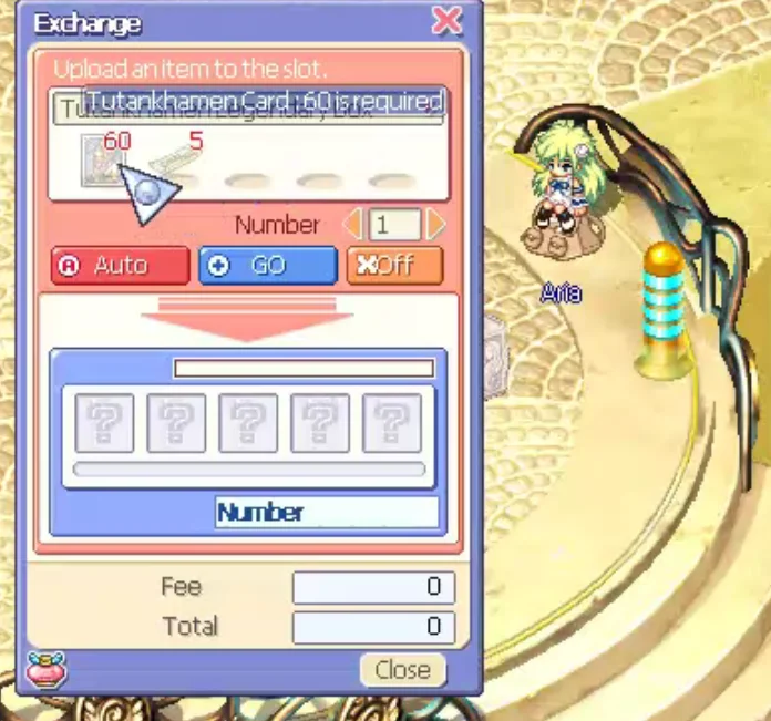 NPC Aria - Boss Card Exchange